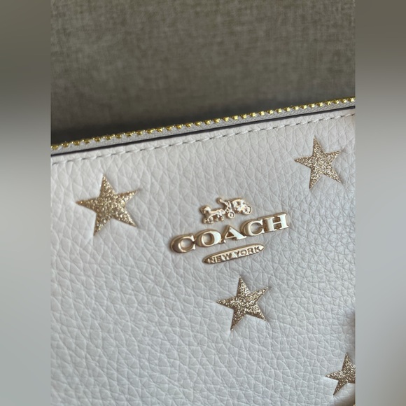 NWT！COACH NOLITA 19 WITH STAR PRINT (COACH CW409) GOLD/CHALK MULTI